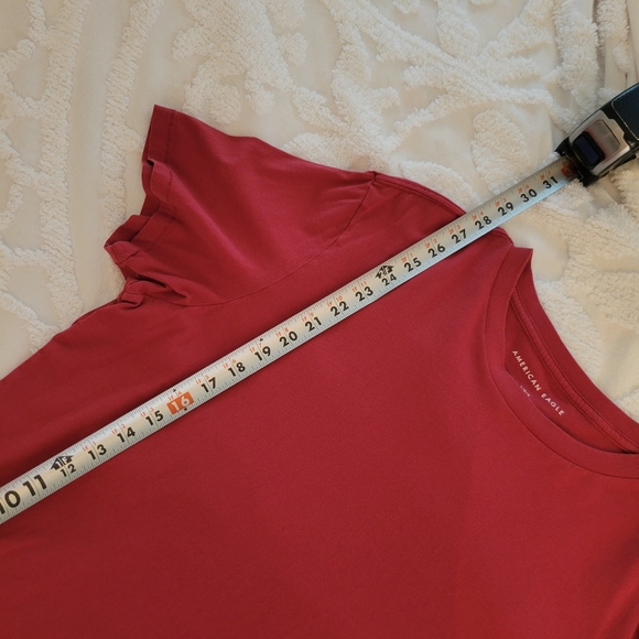 Mens Short Sleeve T-shirt American Eagle Red Large - Picture 7 of 7